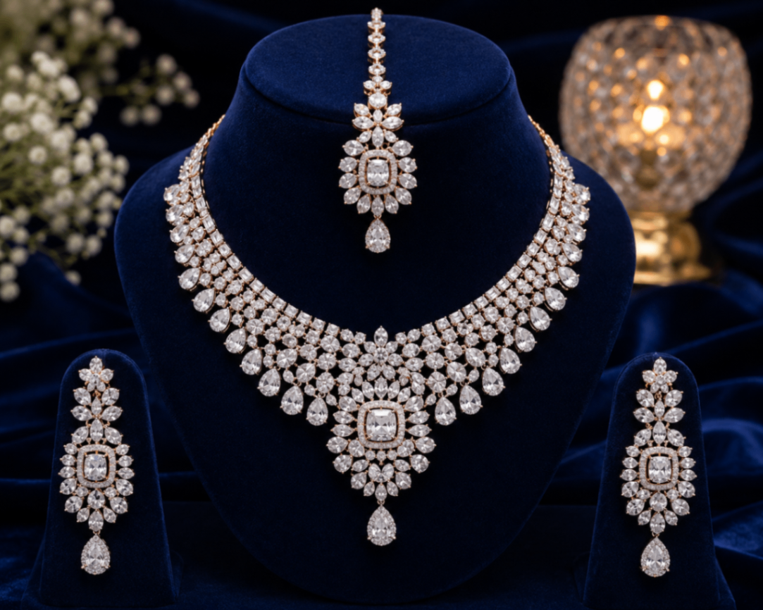 american diamond Jewelry Collection - Nethiel Jewelry